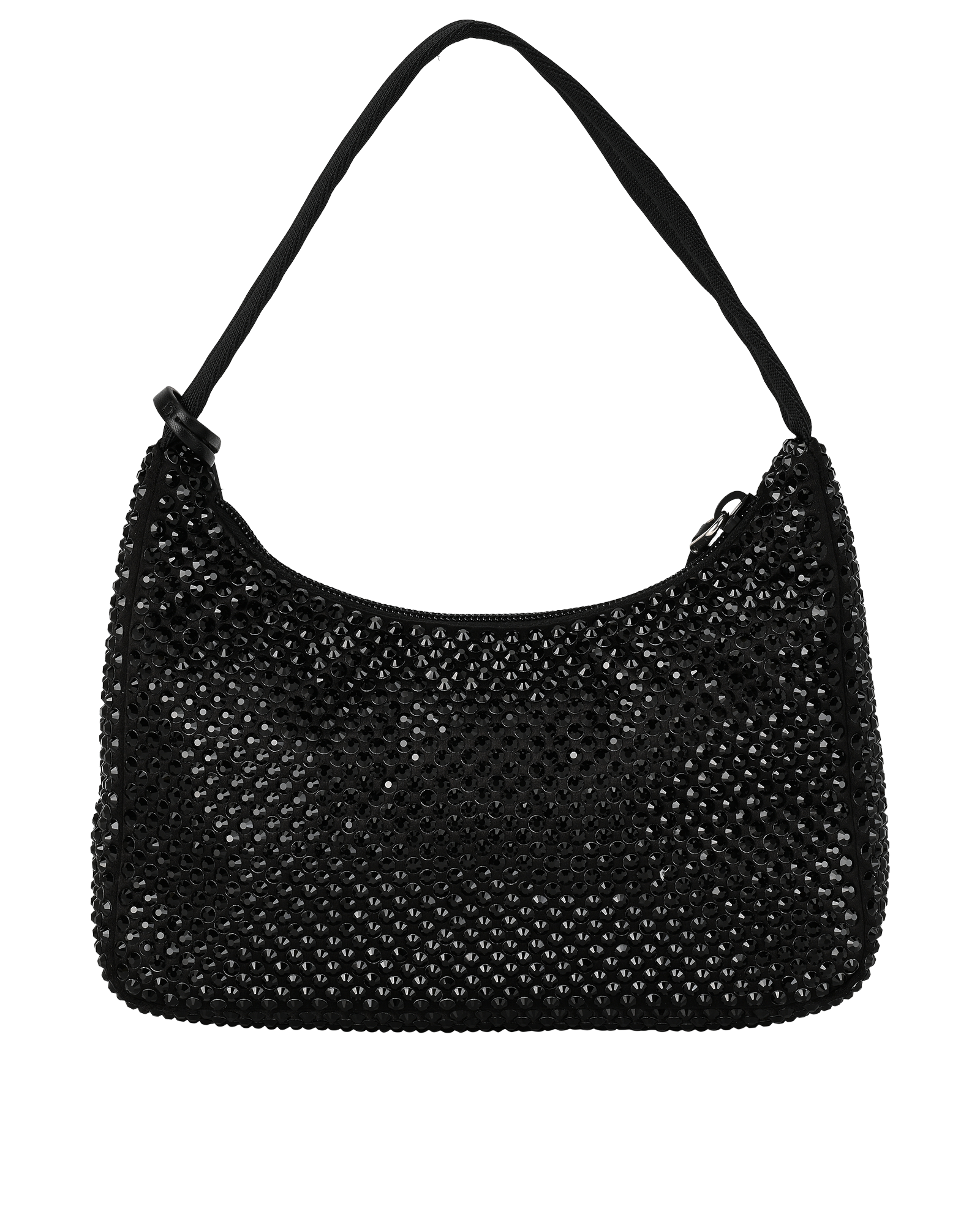 Re-Edition 2000 Crystals, &pound;1,100, Handbags, Black, Leather/Nylon (Polymer), Back view